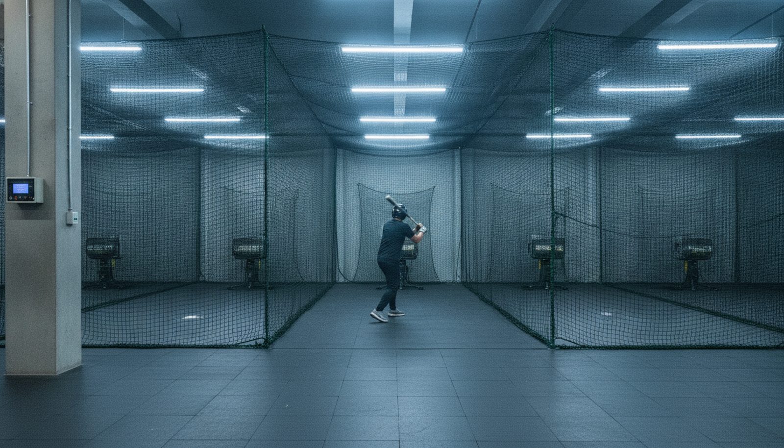 AI 生成的室內練習情境示意,非實際場館